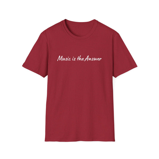 Music Is The Answer Softstyle T-Shirt