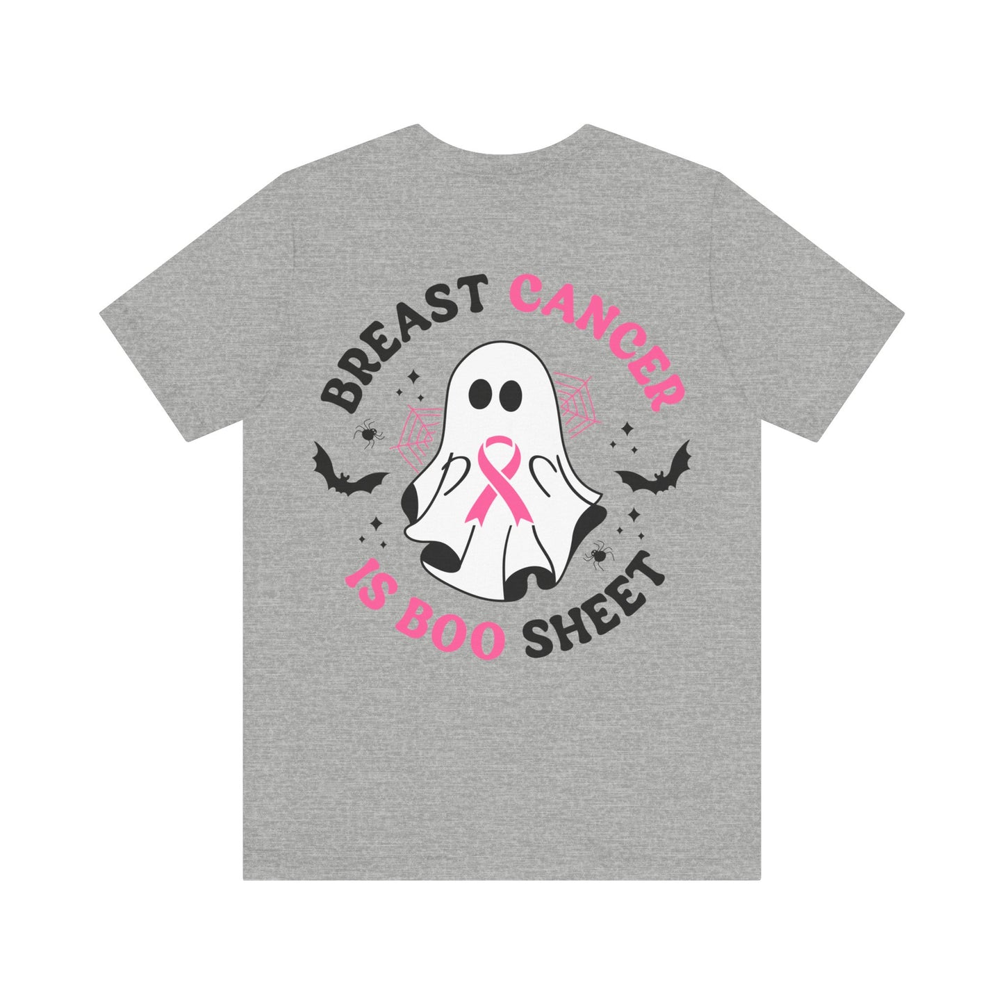 Breast  Cancer Is Boo Sheet Jersey Short Sleeve Tee