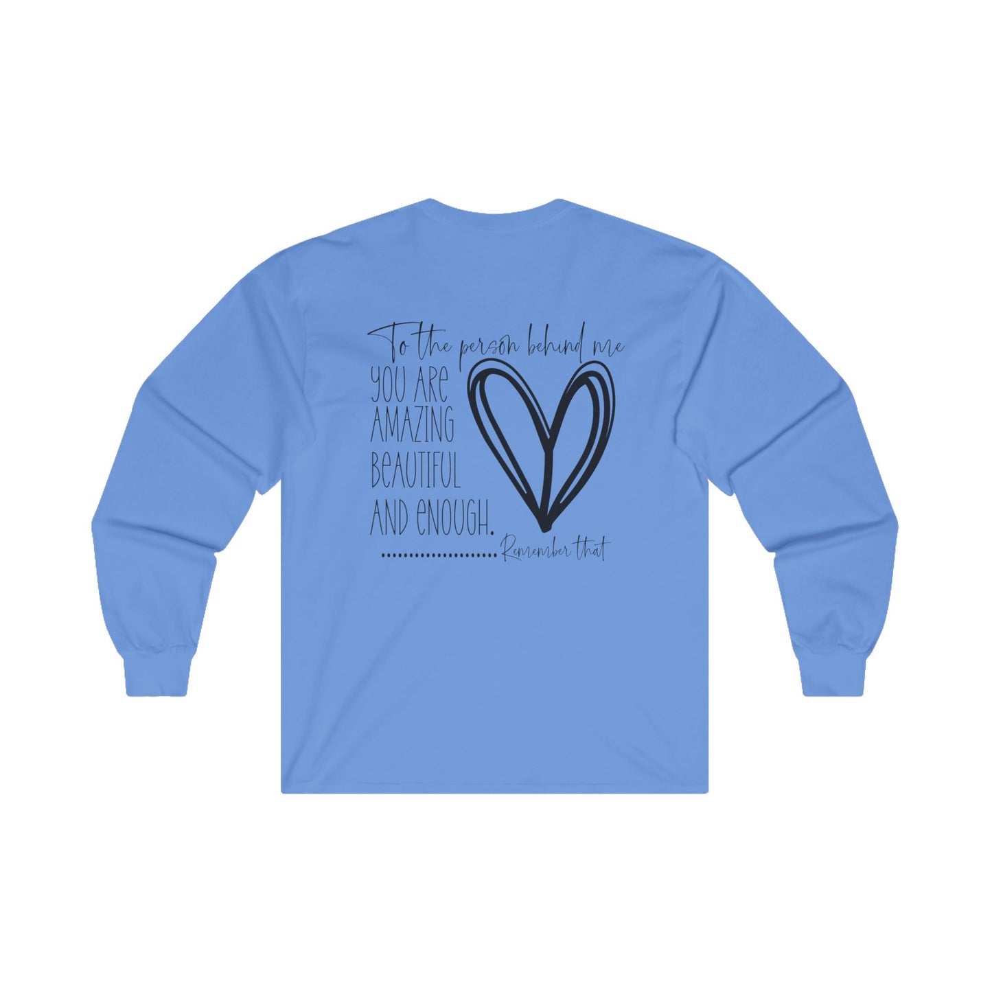 Person Behind Me Ultra Cotton Long Sleeve Tee