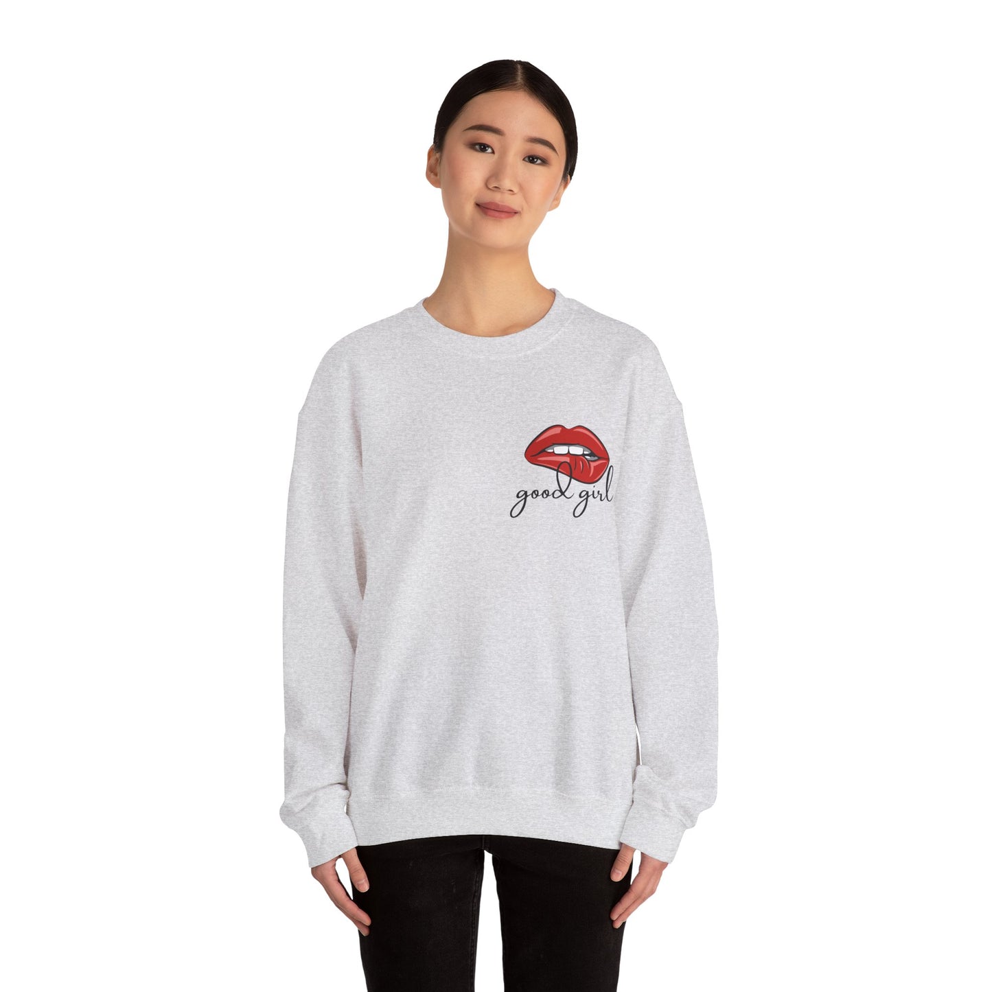 Good Girl Pocket Heavy Blend™ Crewneck Sweatshirt