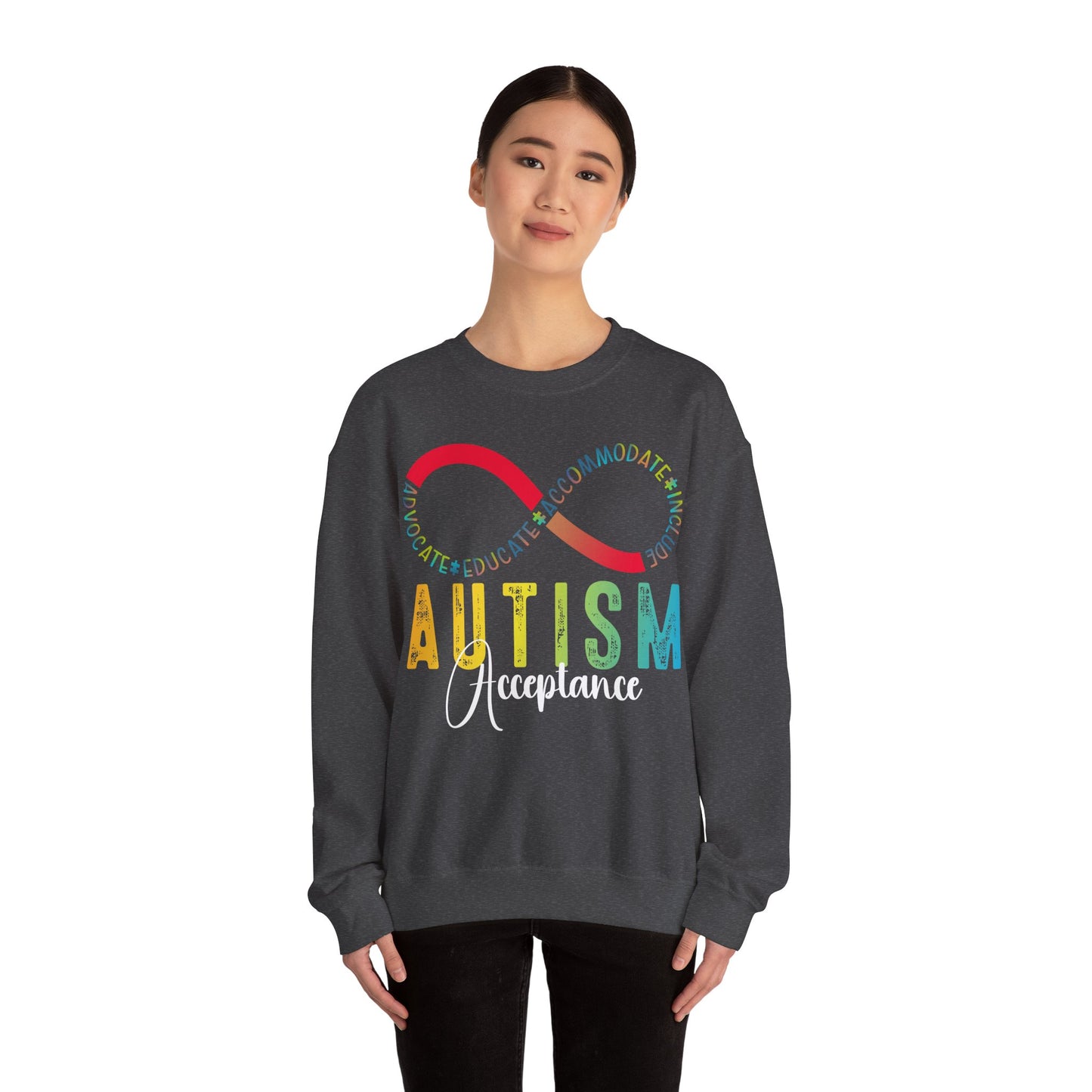 Autism Acceptance Heavy Blend™ Crewneck Sweatshirt