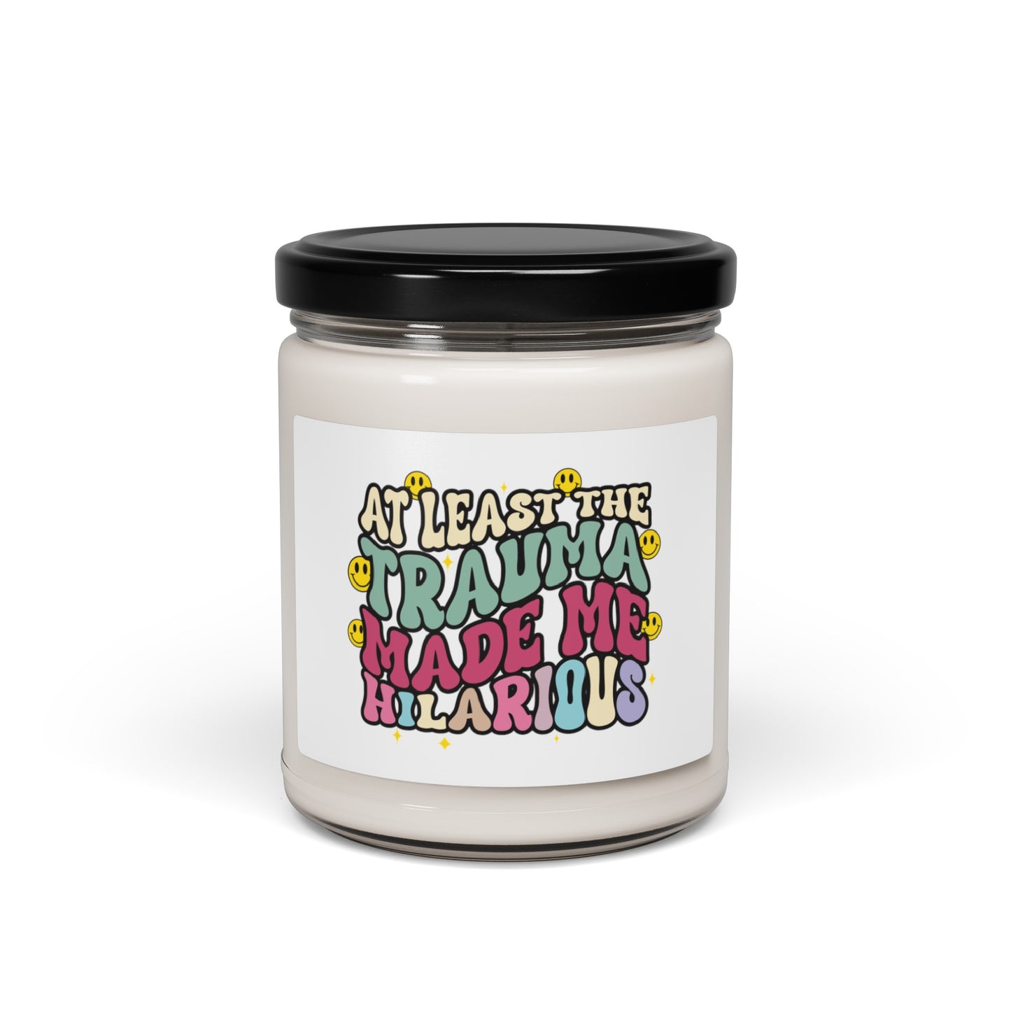 Trauma Made Me Hilarious Scented Soy Candle, 9oz