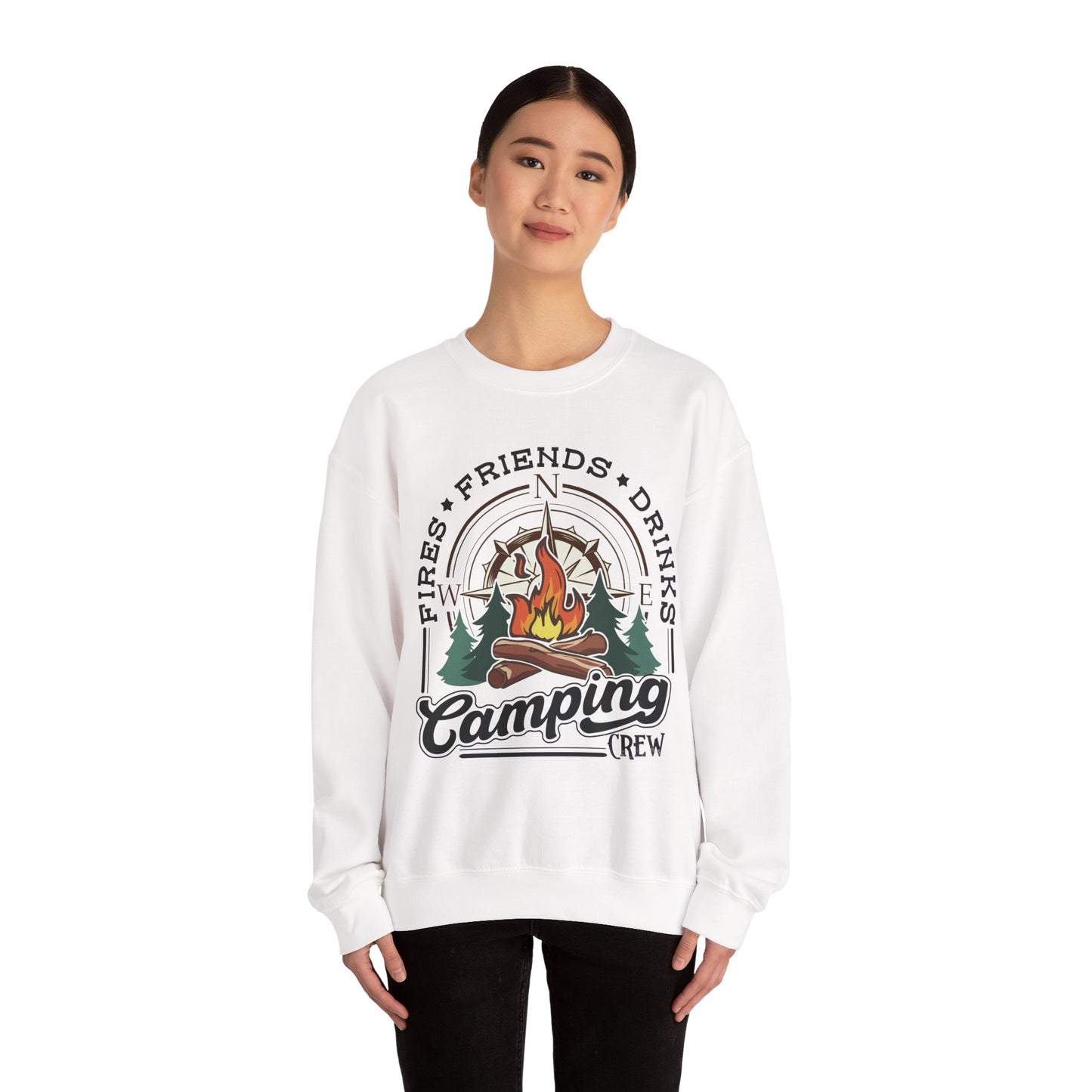 Camping Crew Heavy Blend™ Crewneck Sweatshirt