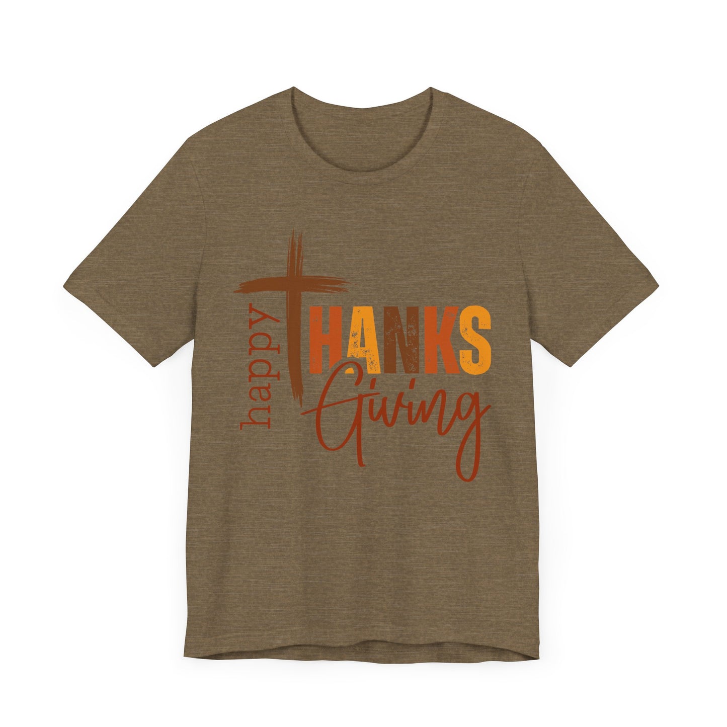 Happy Thanks Giving Jersey Short Sleeve Tee