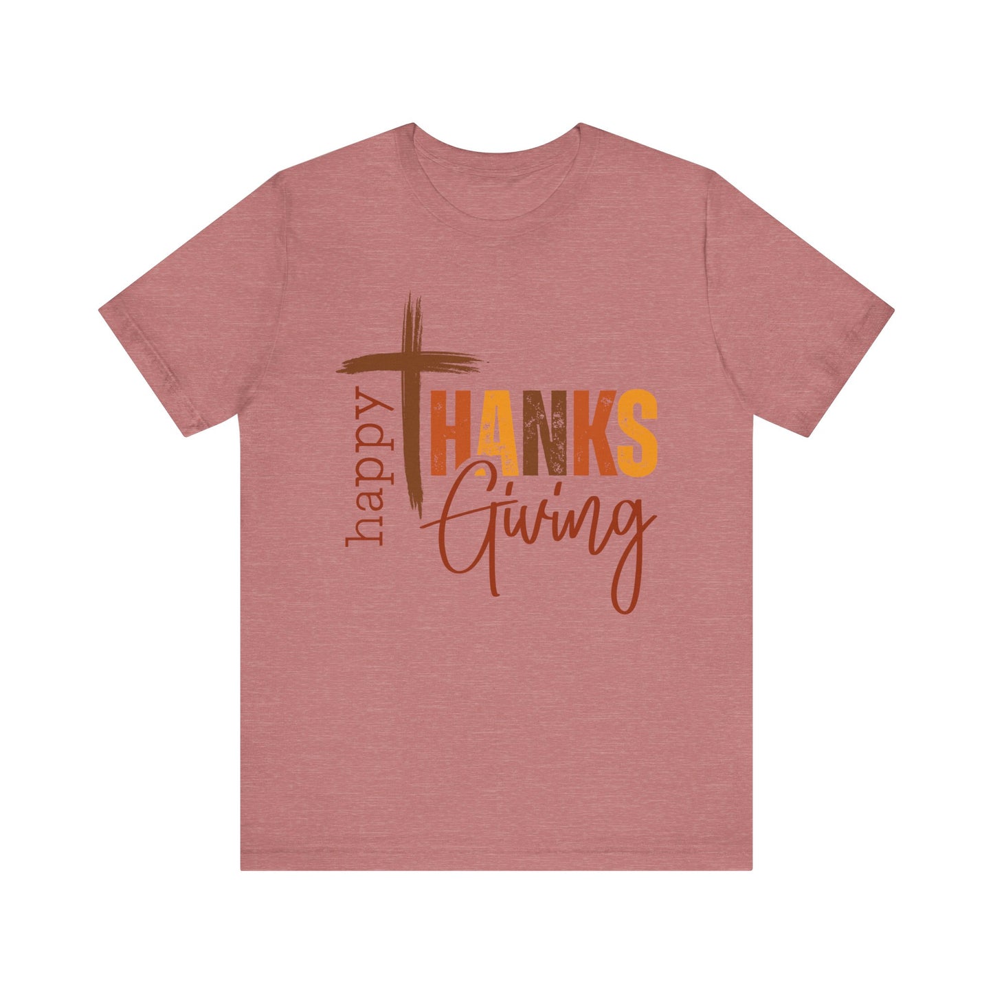 Happy Thanks Giving Jersey Short Sleeve Tee