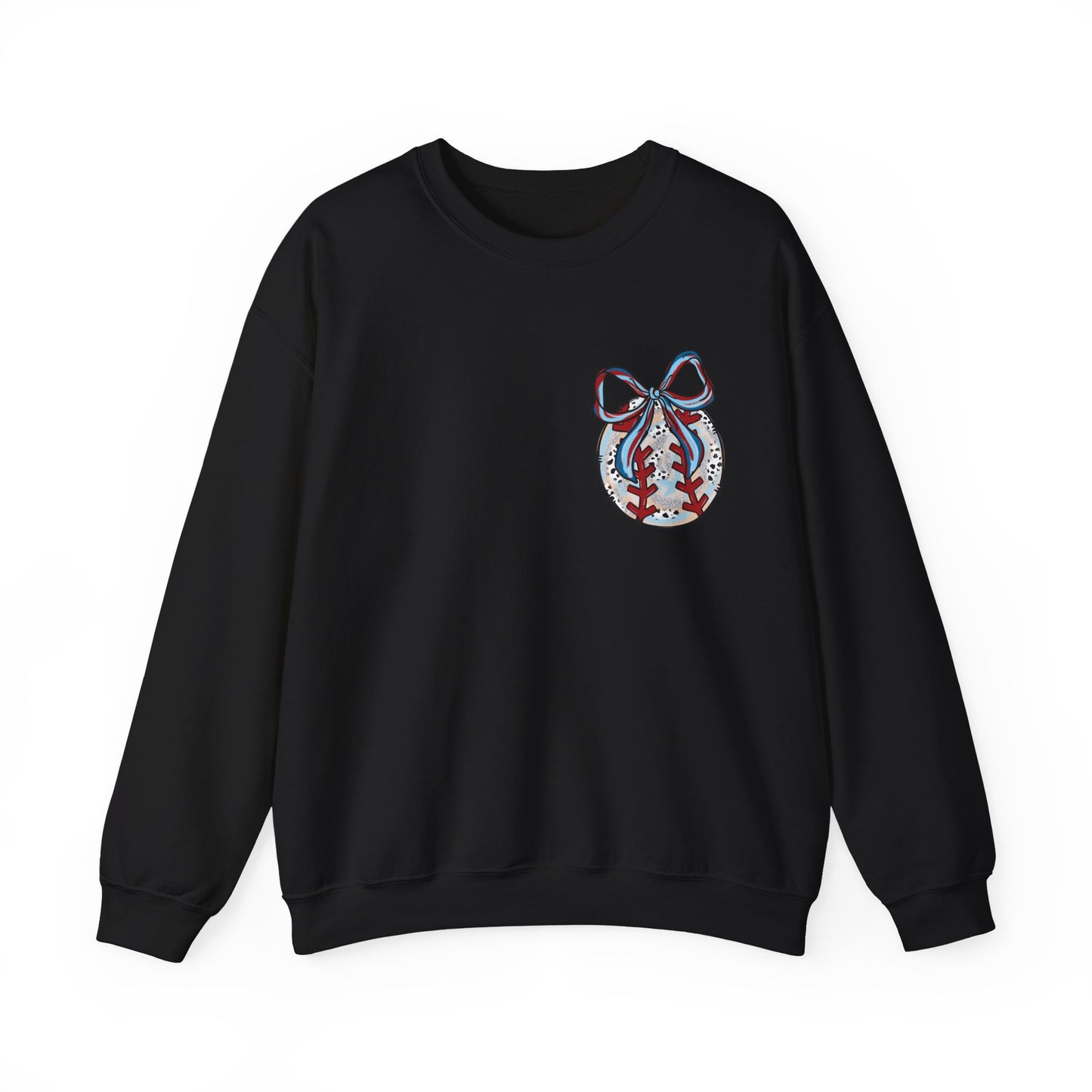 Doodle Baseball Pocket Heavy Blend™ Crewneck Sweatshirt