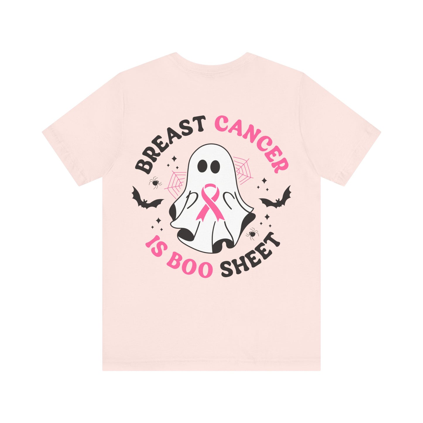 Breast  Cancer Is Boo Sheet Jersey Short Sleeve Tee