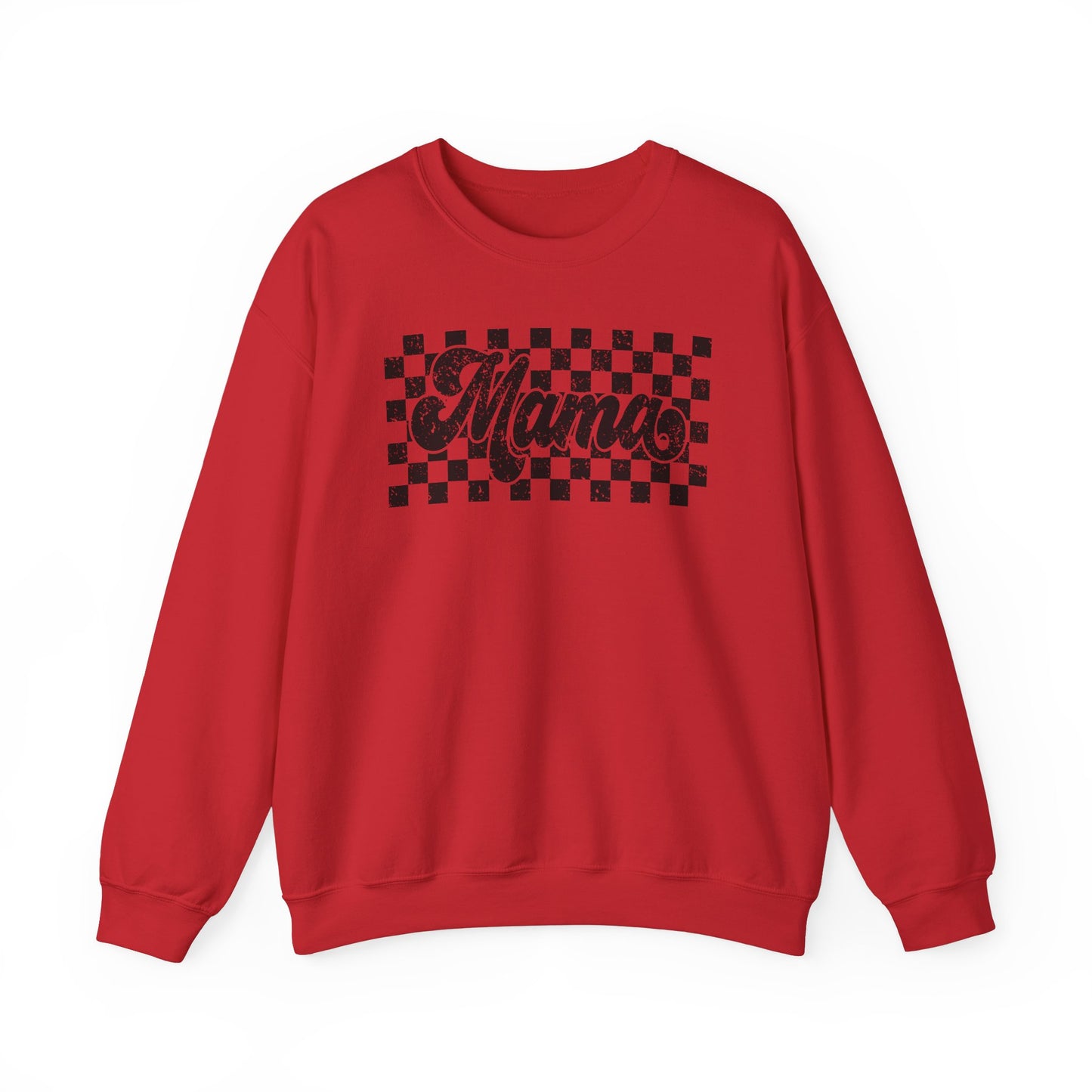 Checkered Mama Heavy Blend™ Crewneck Sweatshirt