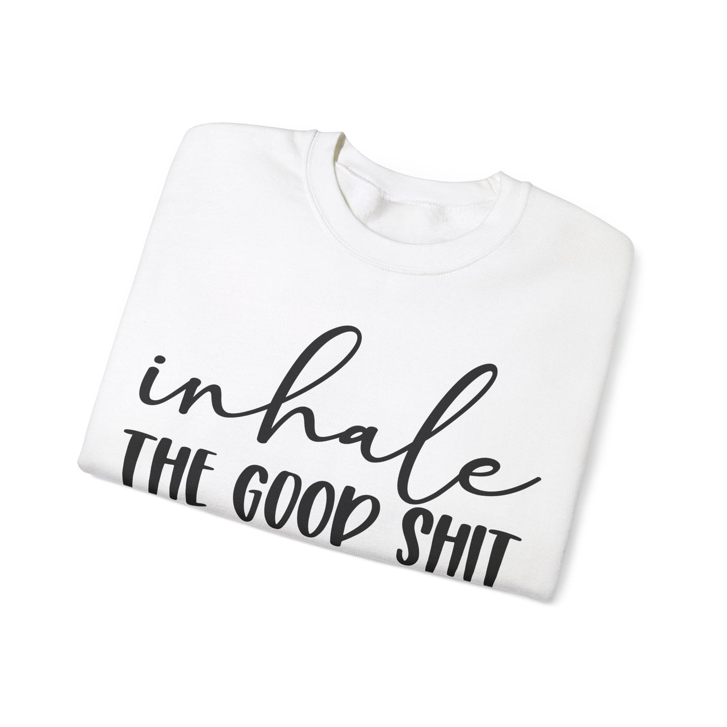 Inhale Exhale Heavy Blend™ Crewneck Sweatshirt