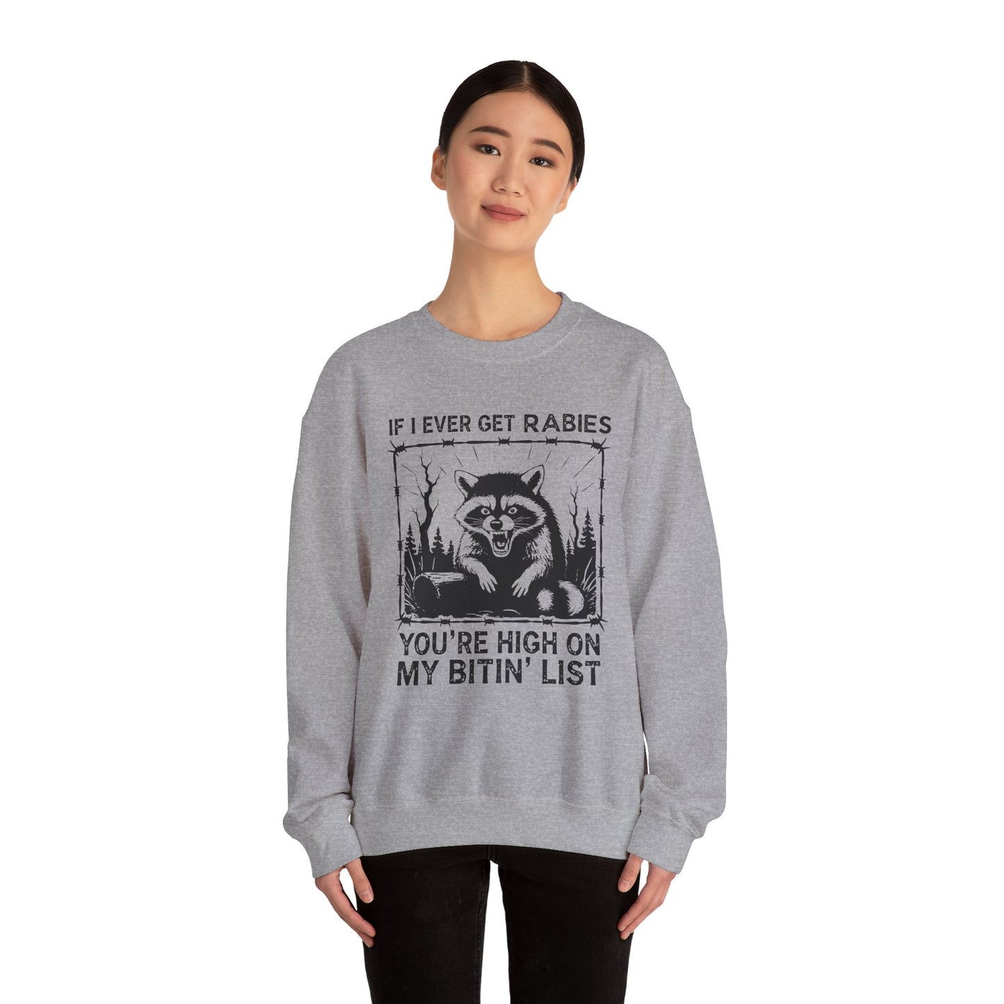 High On My Bitin List Heavy Blend™ Crewneck Sweatshirt