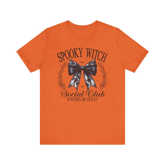 Spooky Witch Social Club Jersey Short Sleeve Tee