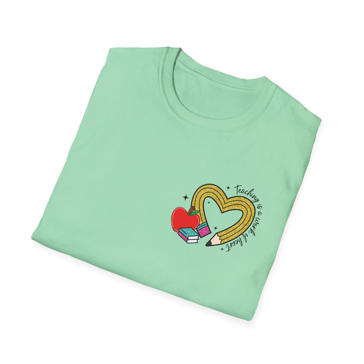 Teaching is a Work of the Heart Softstyle T-Shirt
