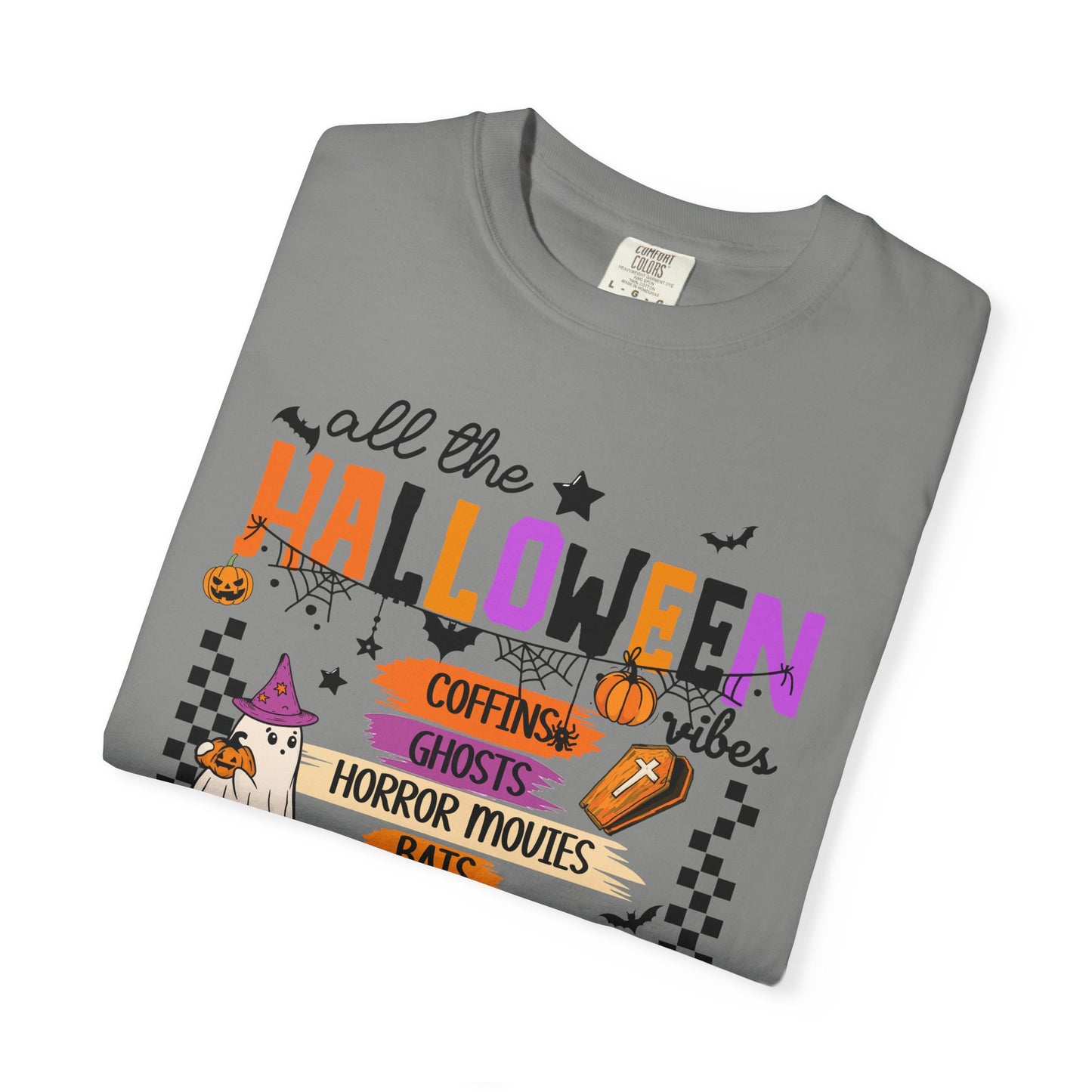 All The Halloween Vibes Garment-Dyed T-shirt