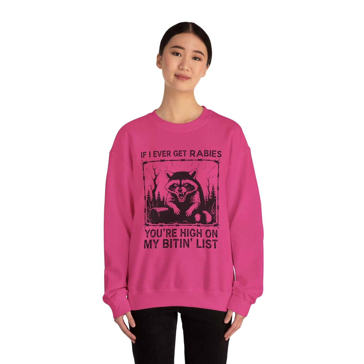 High On My Bitin List Heavy Blend™ Crewneck Sweatshirt