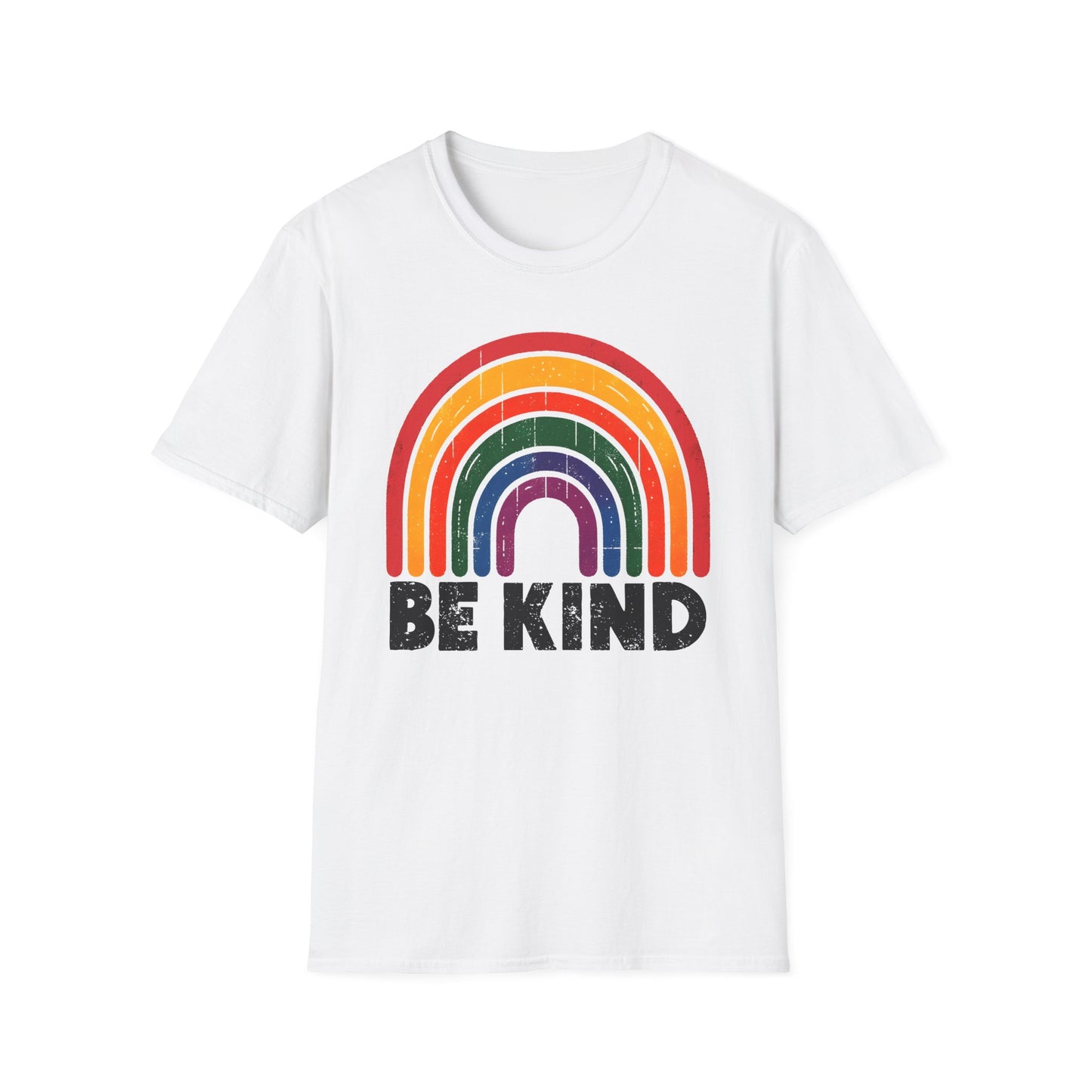 Be Kind Rainbow Softstyle T-Shirt