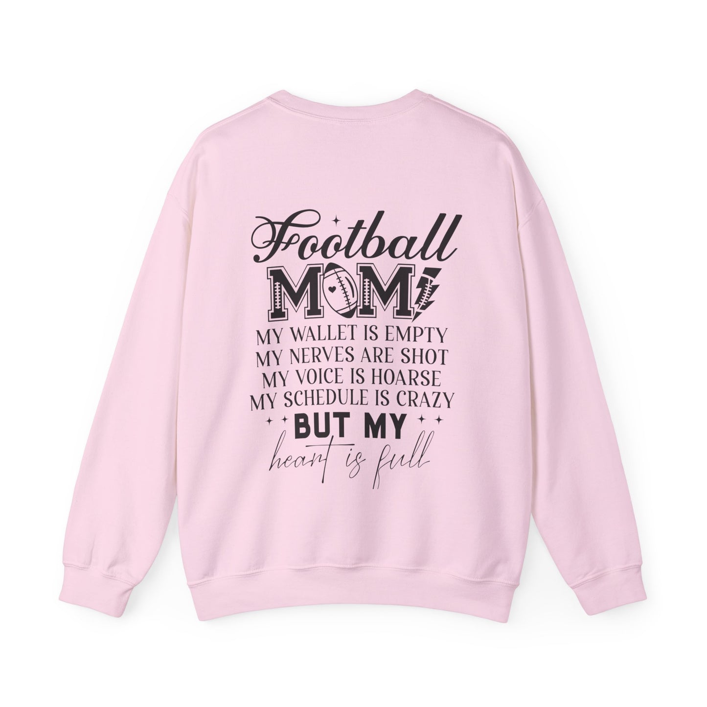 Football Mom F/B Heavy Blend™ Crewneck Sweatshirt