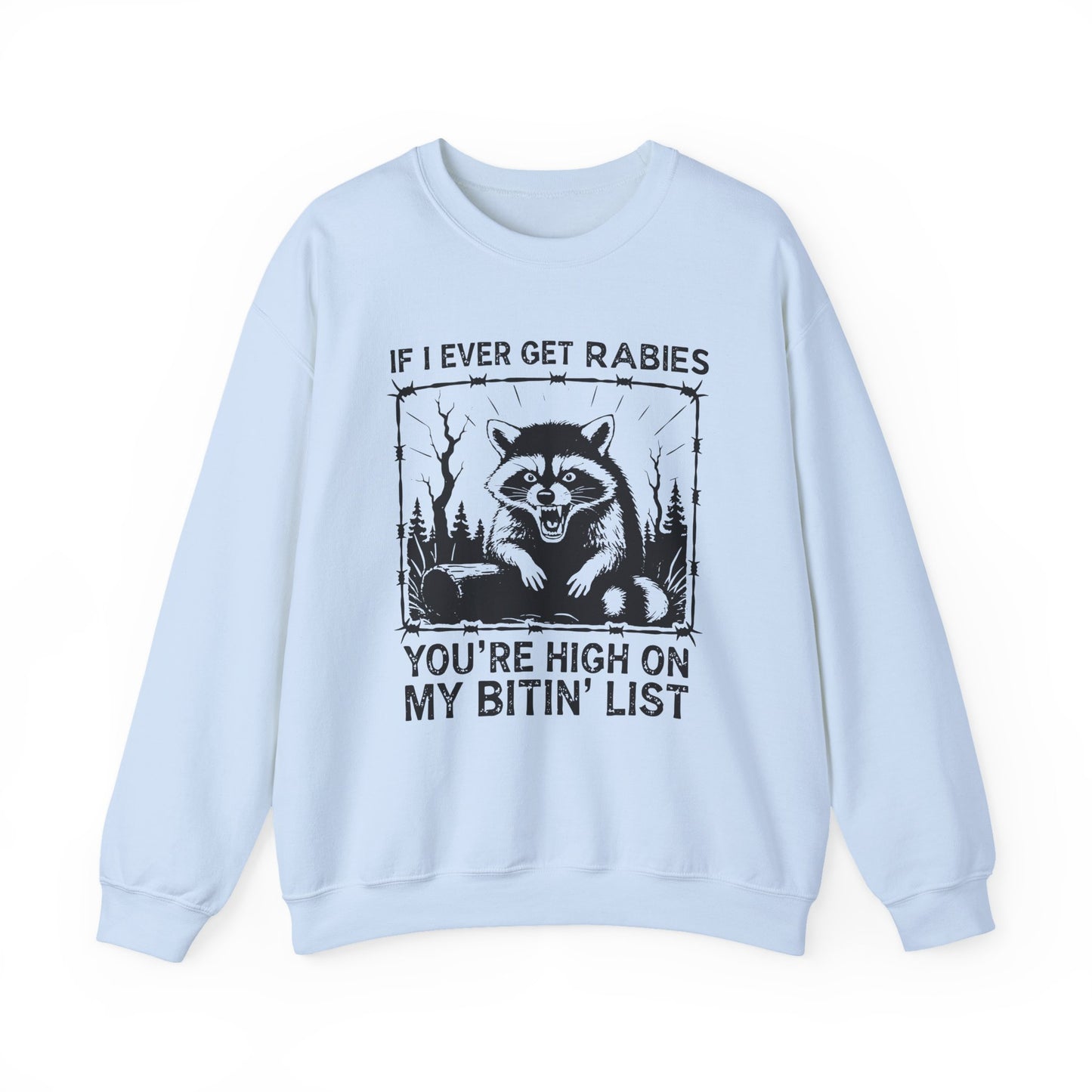 High On My Bitin List Heavy Blend™ Crewneck Sweatshirt