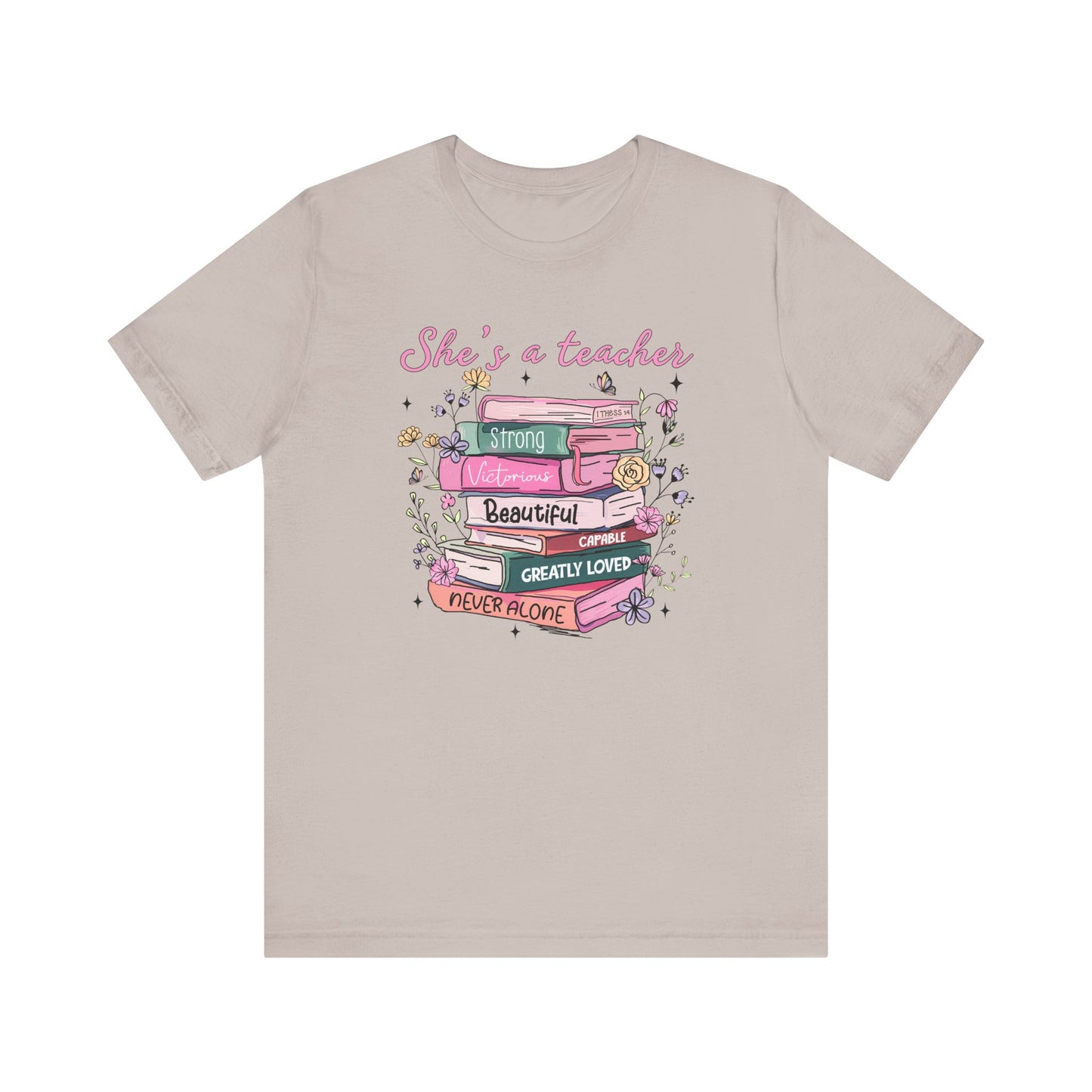 She’s A Teacher Jersey Short Sleeve Tee
