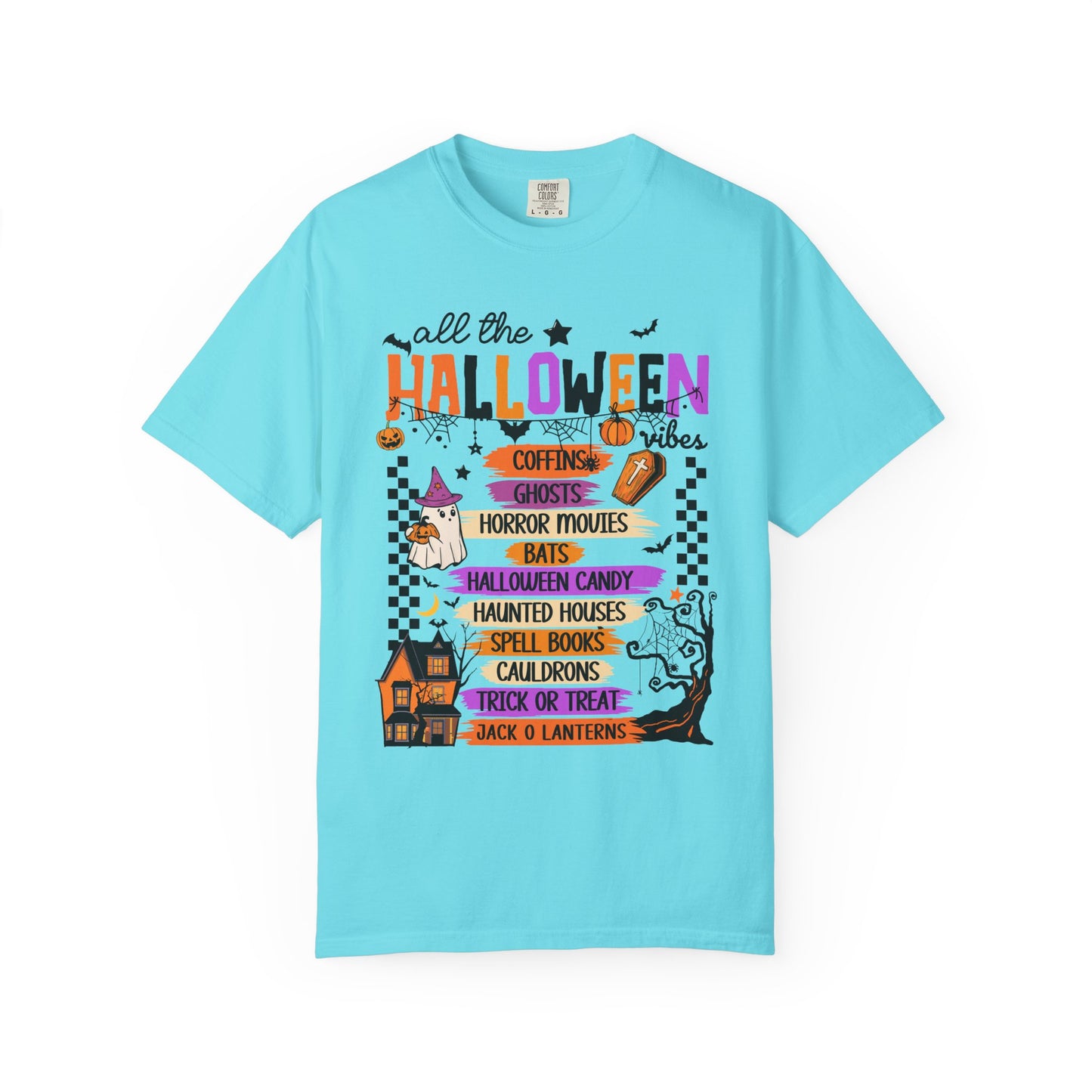 All The Halloween Vibes Garment-Dyed T-shirt