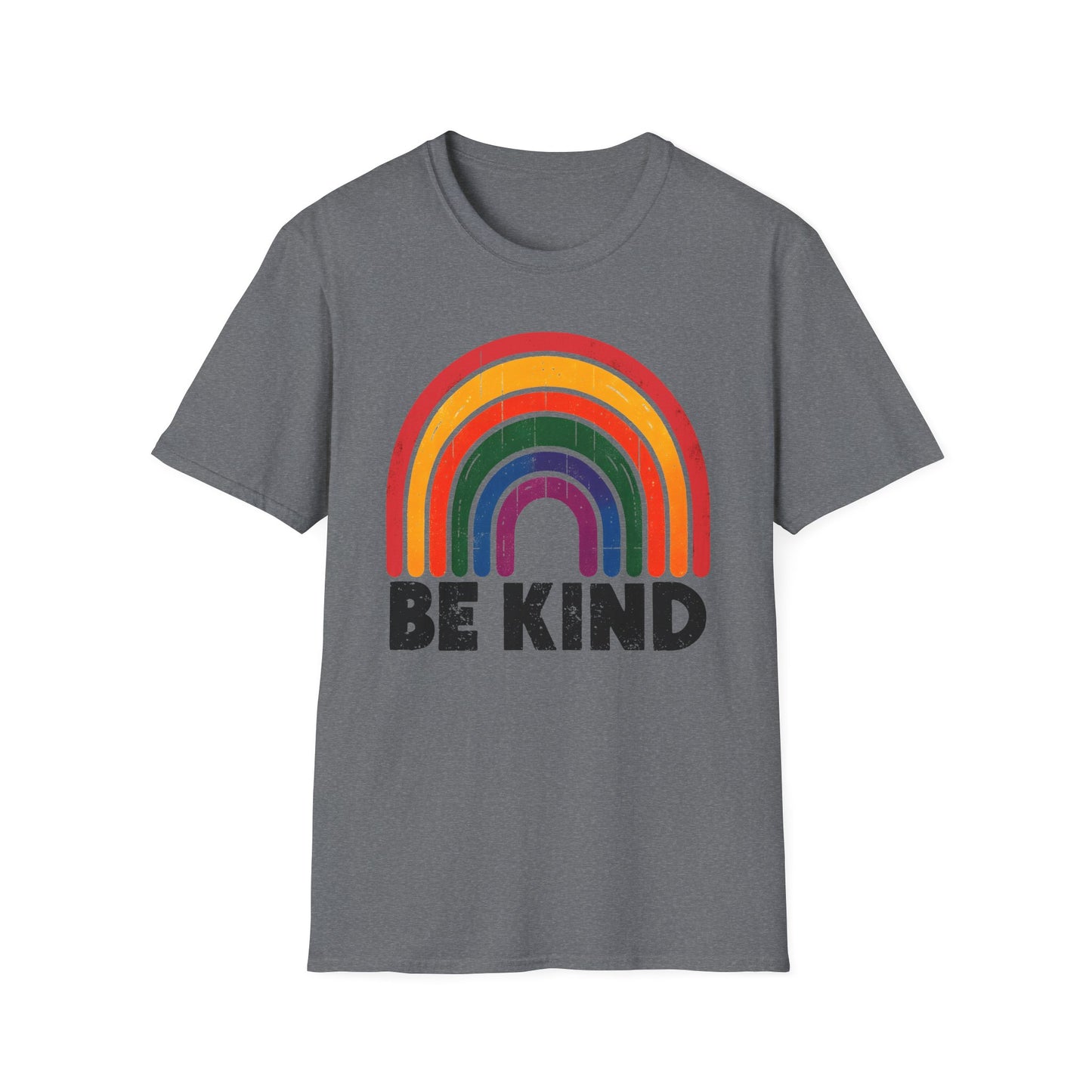 Be Kind Rainbow Softstyle T-Shirt