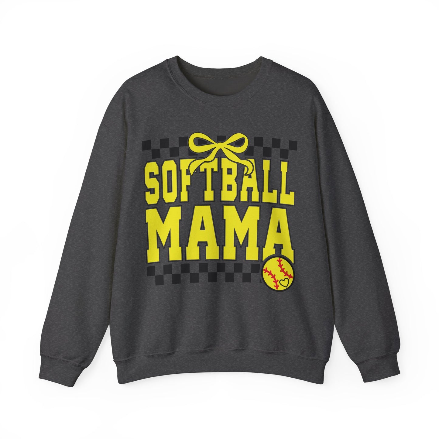 Softball Mama Heavy Blend™ Crewneck Sweatshirt