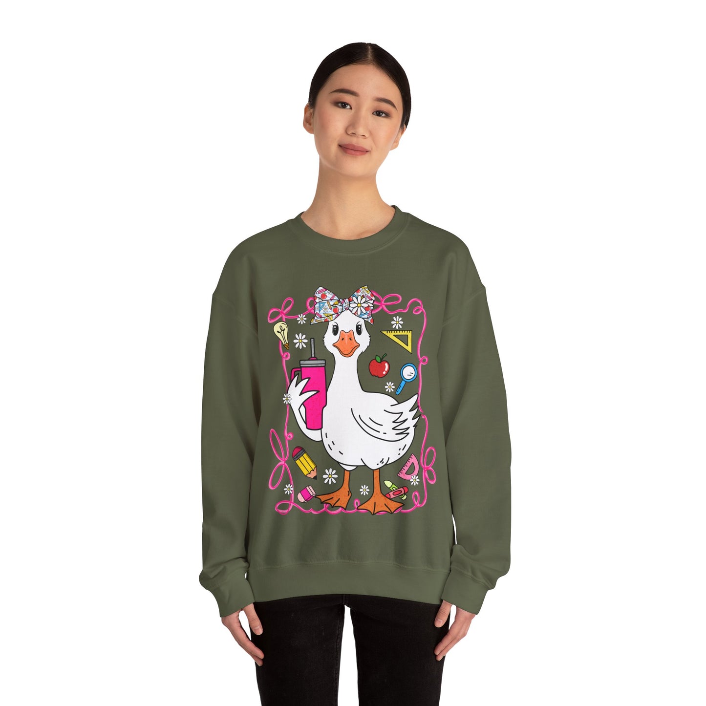 Teacher Goose Heavy Blend™ Crewneck Sweatshirt