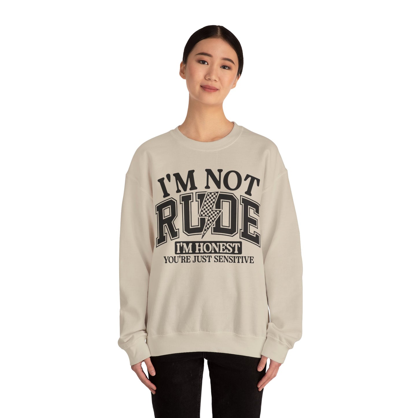 Im Not Rude Heavy Blend™ Crewneck Sweatshirt