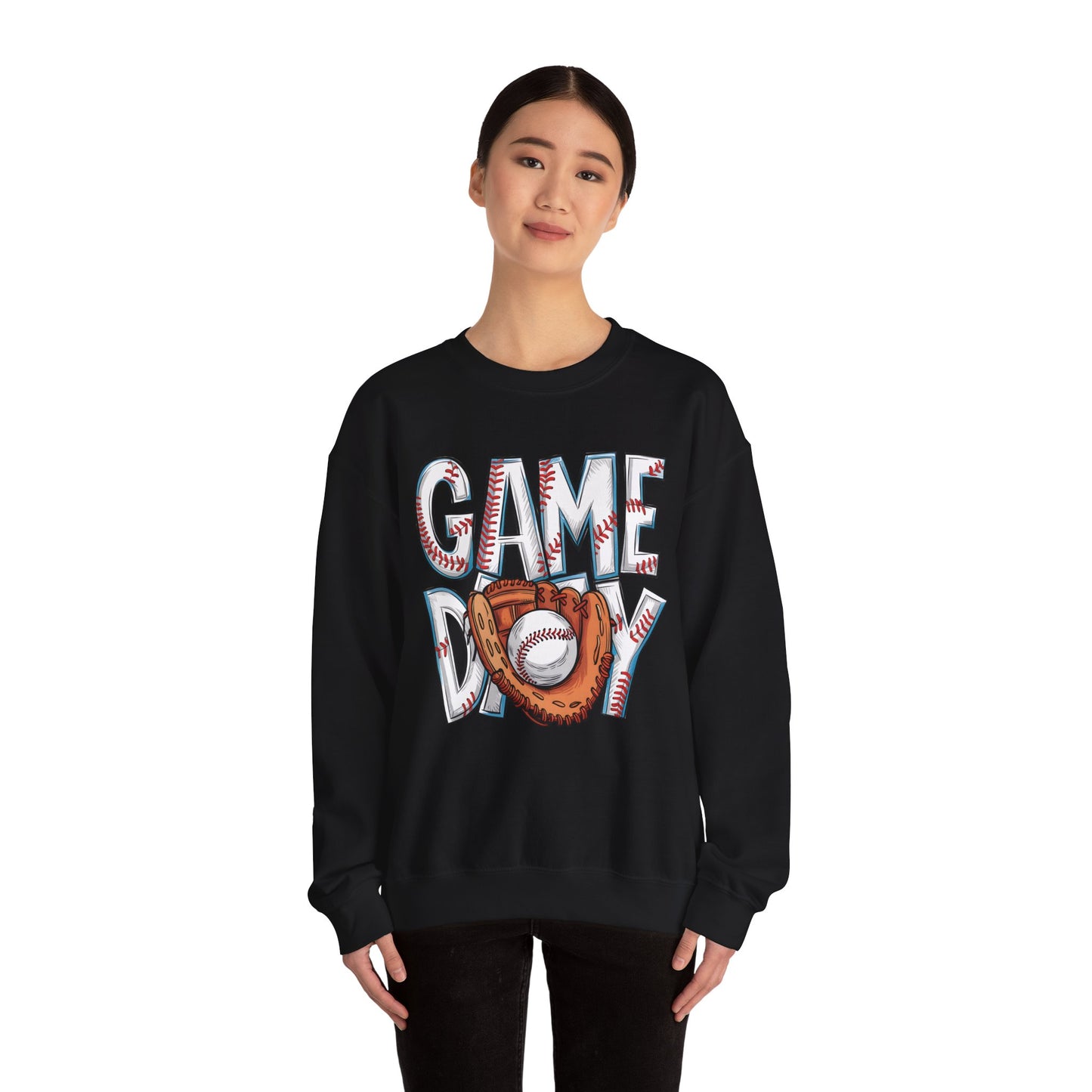 Baseball Game Day Heavy Blend™ Crewneck Sweatshirt