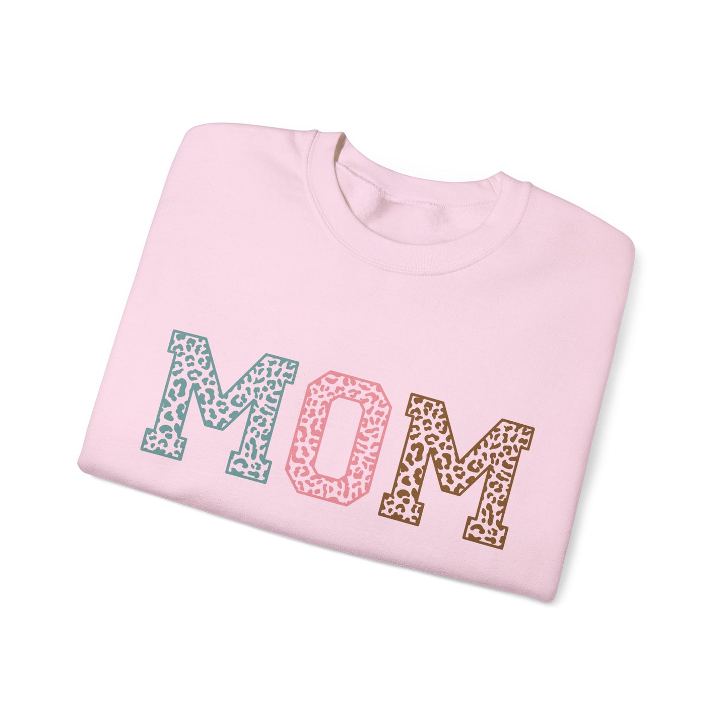 Leopard MOM Heavy Blend™ Crewneck Sweatshirt