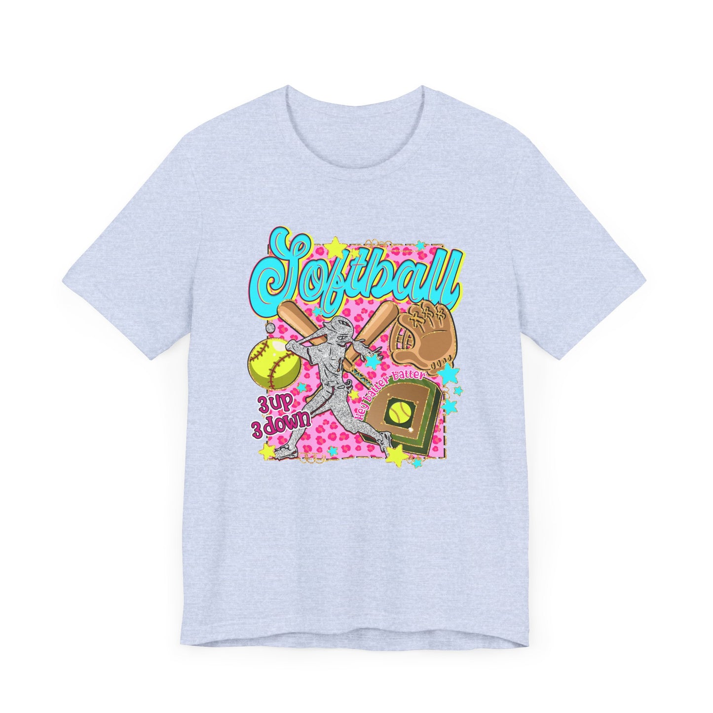 Retro Softball Jersey Short Sleeve Tee