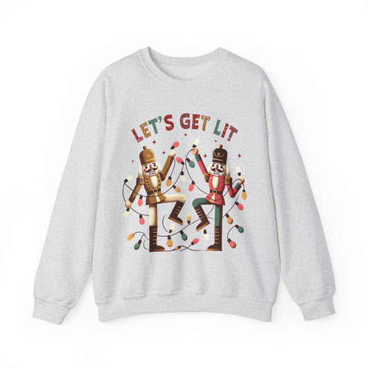 Let’s Get Lit Nutcrackers Heavy Blend™ Crewneck Sweatshirt