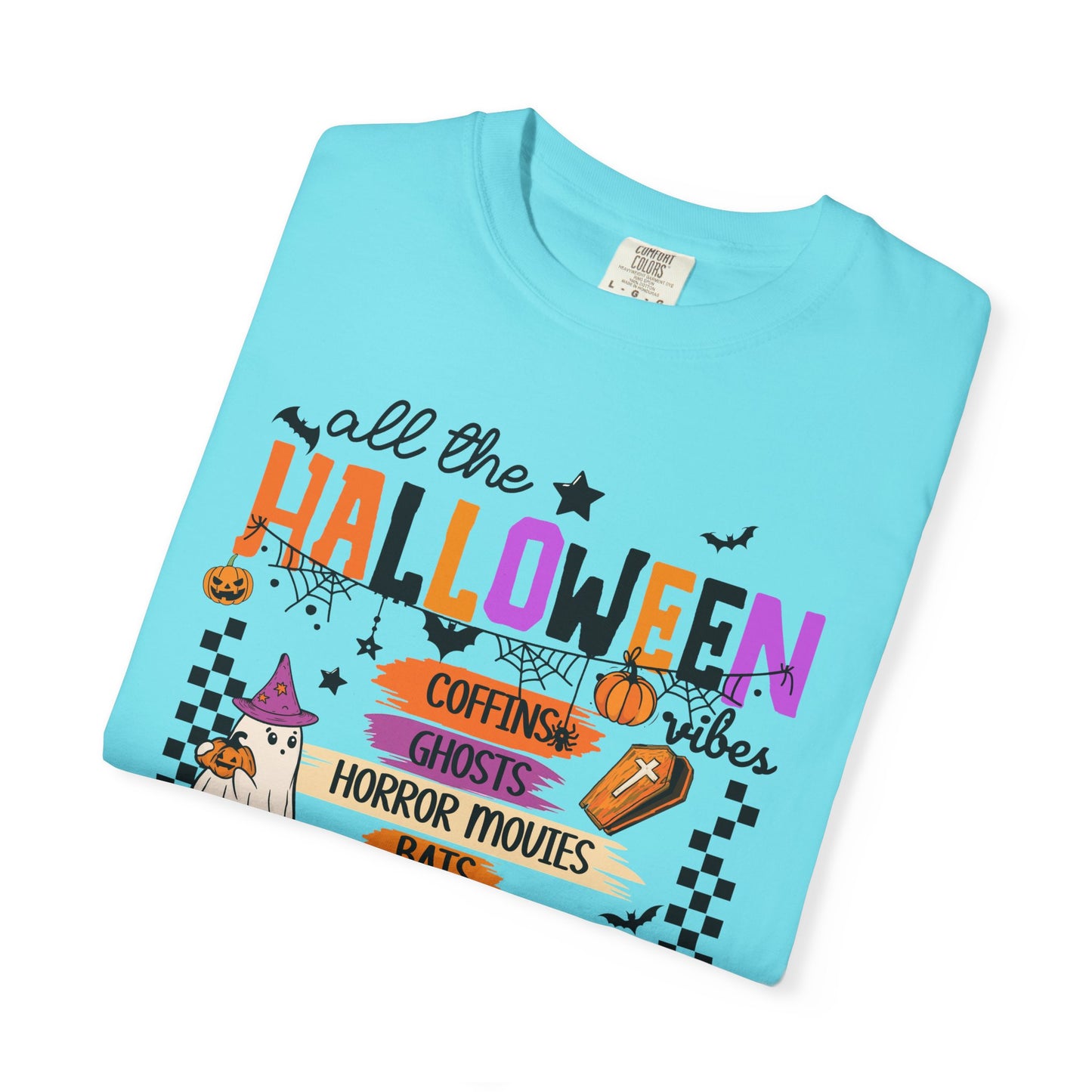 All The Halloween Vibes Garment-Dyed T-shirt