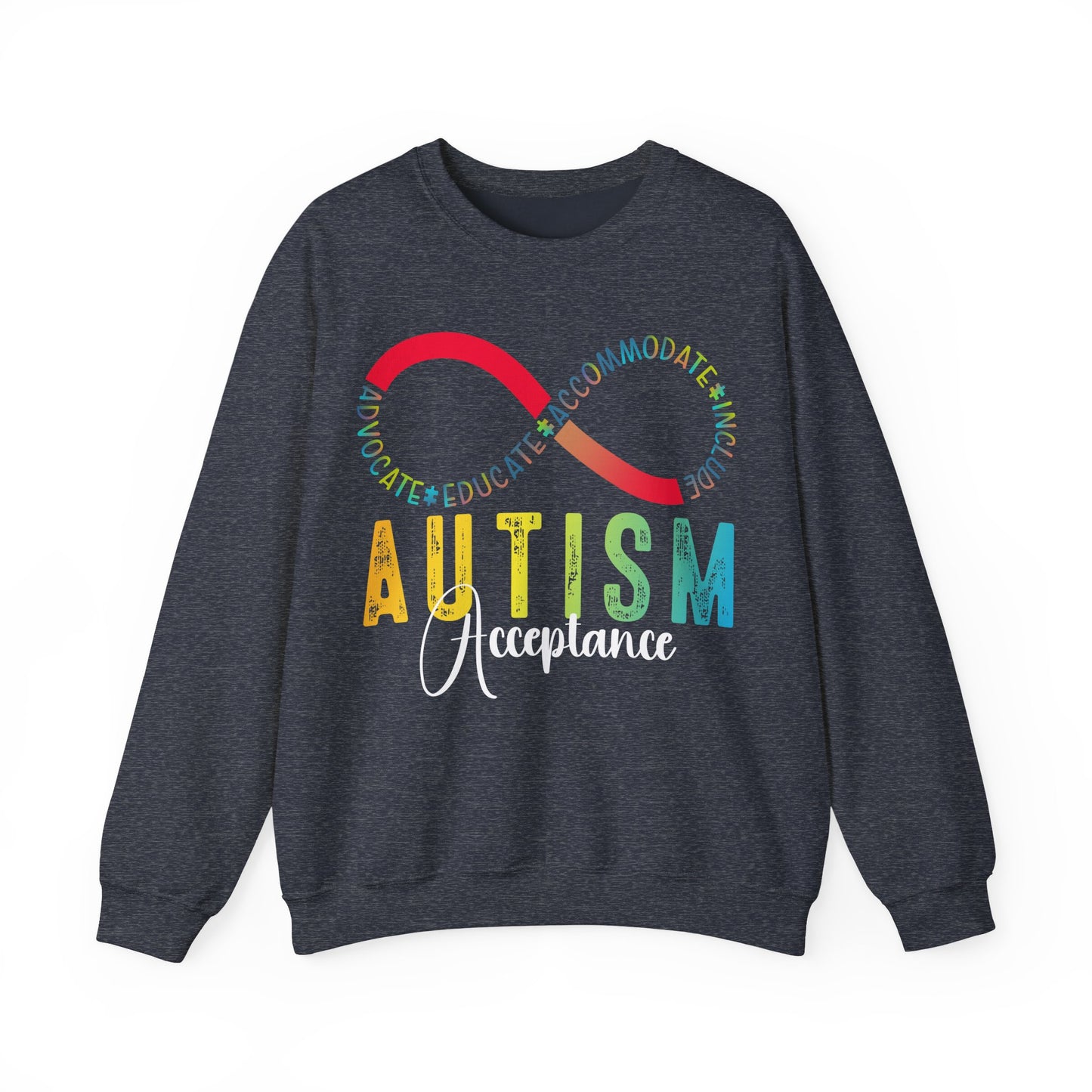 Autism Acceptance Heavy Blend™ Crewneck Sweatshirt