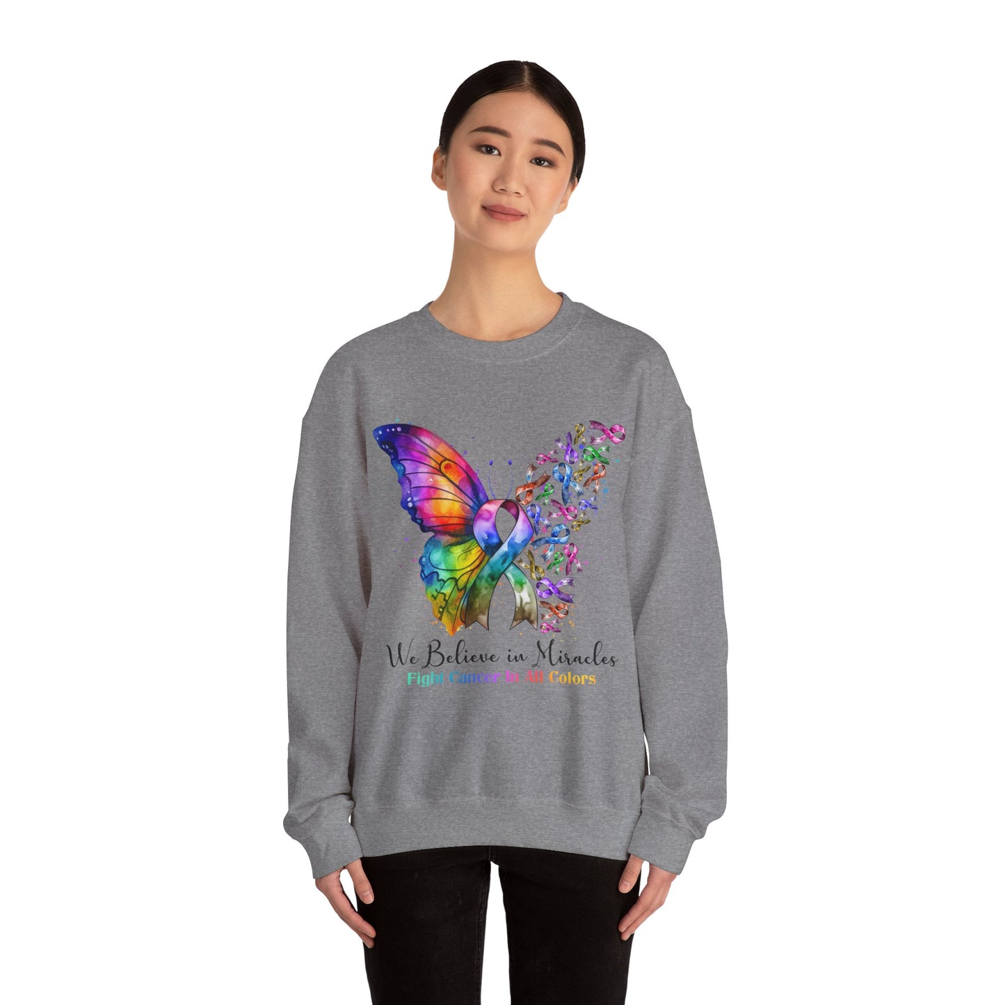Fight Cancer In All Colors Heavy Blend™ Crewneck