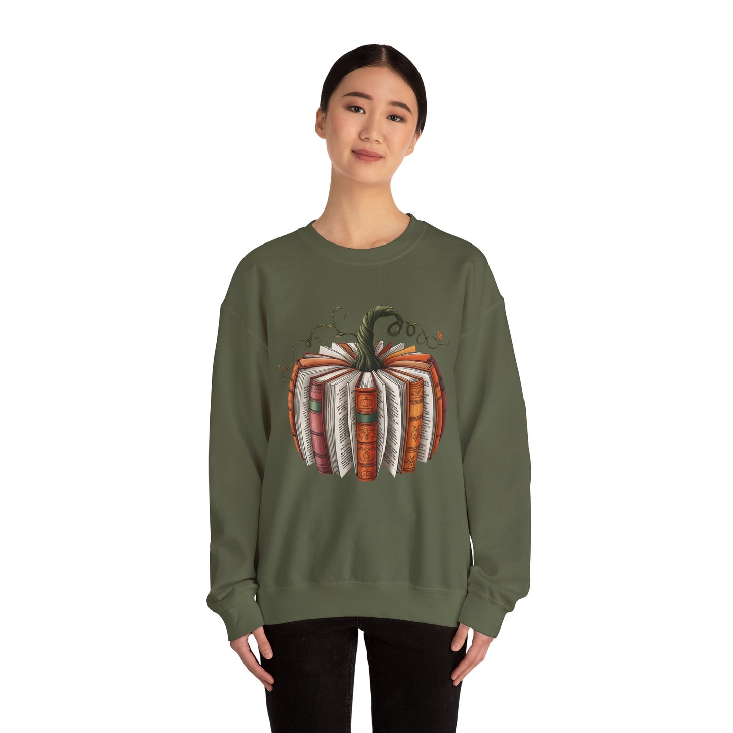 Book Pumpkin Heavy Blend™ Crewneck Sweatshirt