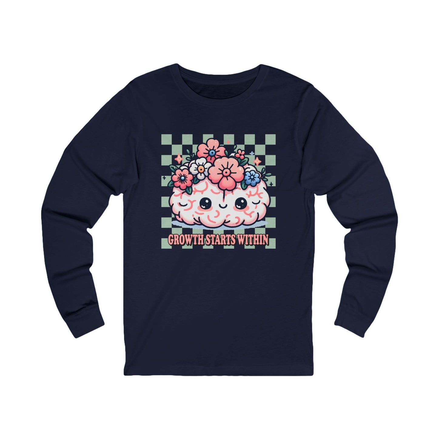 Growth Starts Within Jersey Long Sleeve Tee