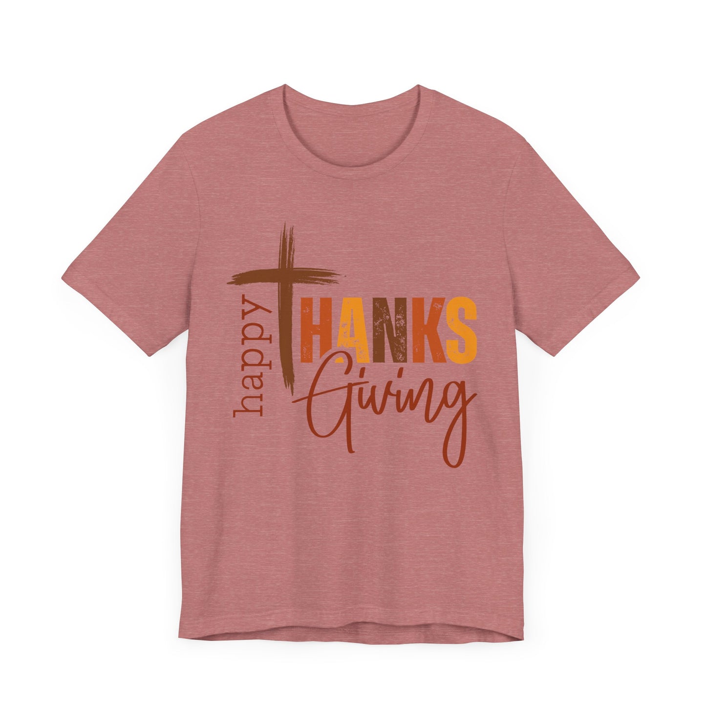 Happy Thanks Giving Jersey Short Sleeve Tee