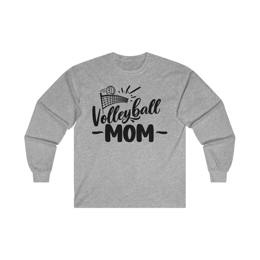 Volleyball -Mom- Ultra Cotton Long Sleeve Tee