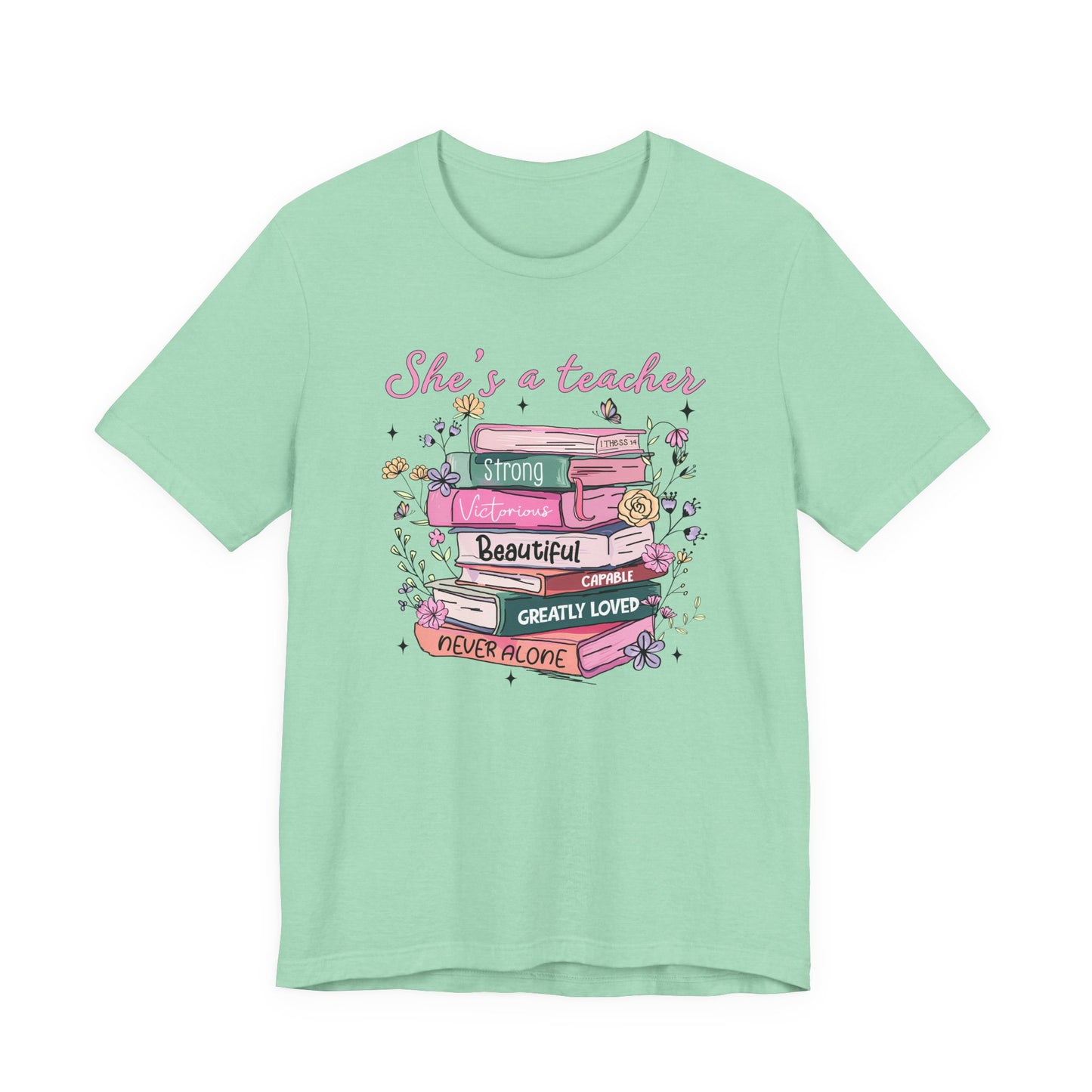 She’s A Teacher Jersey Short Sleeve Tee
