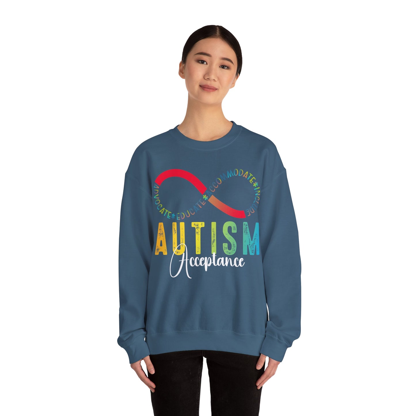 Autism Acceptance Heavy Blend™ Crewneck Sweatshirt