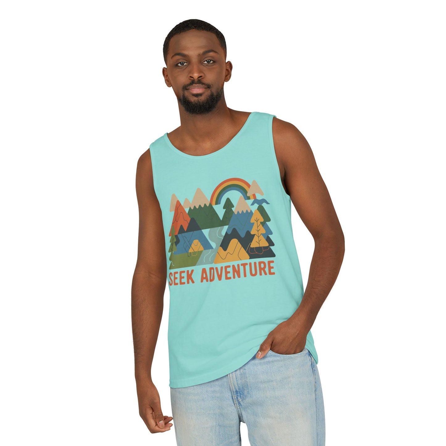 Seek Adventure Garment-Dyed Tank Top