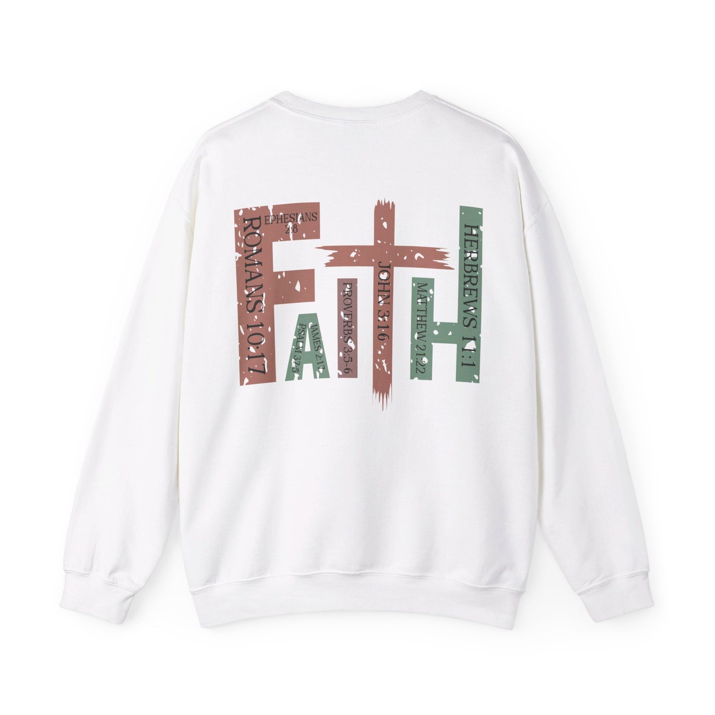 Faith F/B Heavy Blend™ Crewneck Sweatshirt