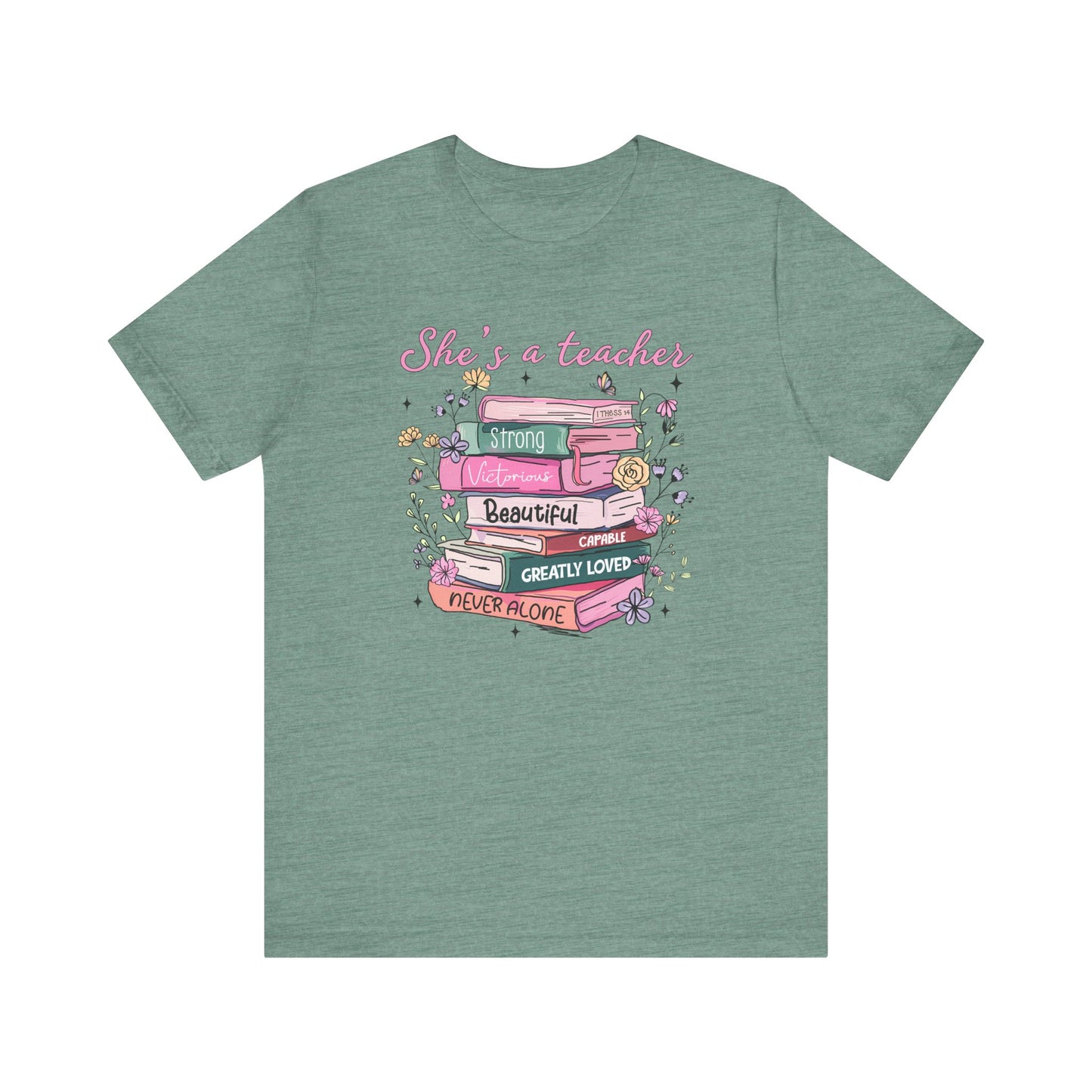 She’s A Teacher Jersey Short Sleeve Tee