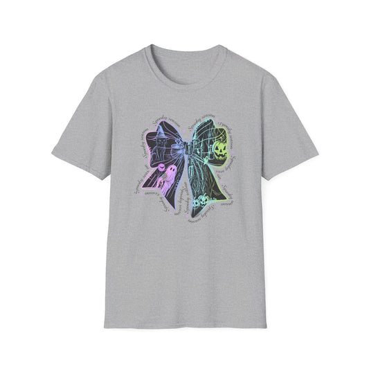 Neon Spooky Bow Softstyle T-Shirt