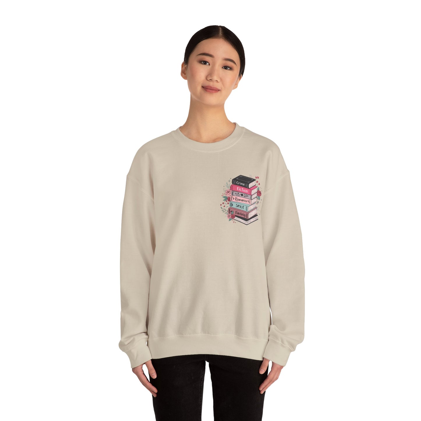 The Stack of Books  Heavy Blend™ Crewneck Sweatshirt