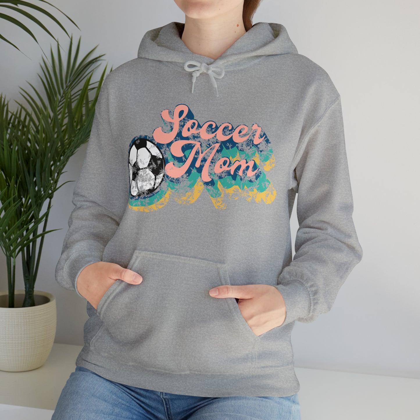 Retro Soccer Mom Heavy Blend™ Hooded Sweatshirt
