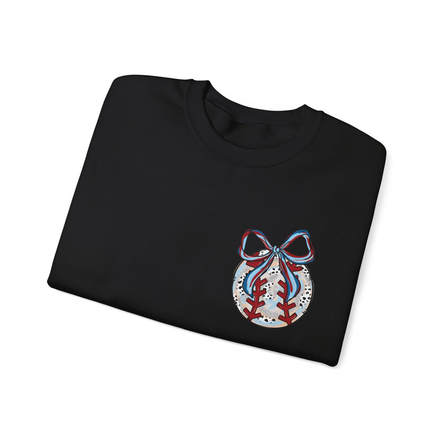 Doodle Baseball Pocket Heavy Blend™ Crewneck Sweatshirt