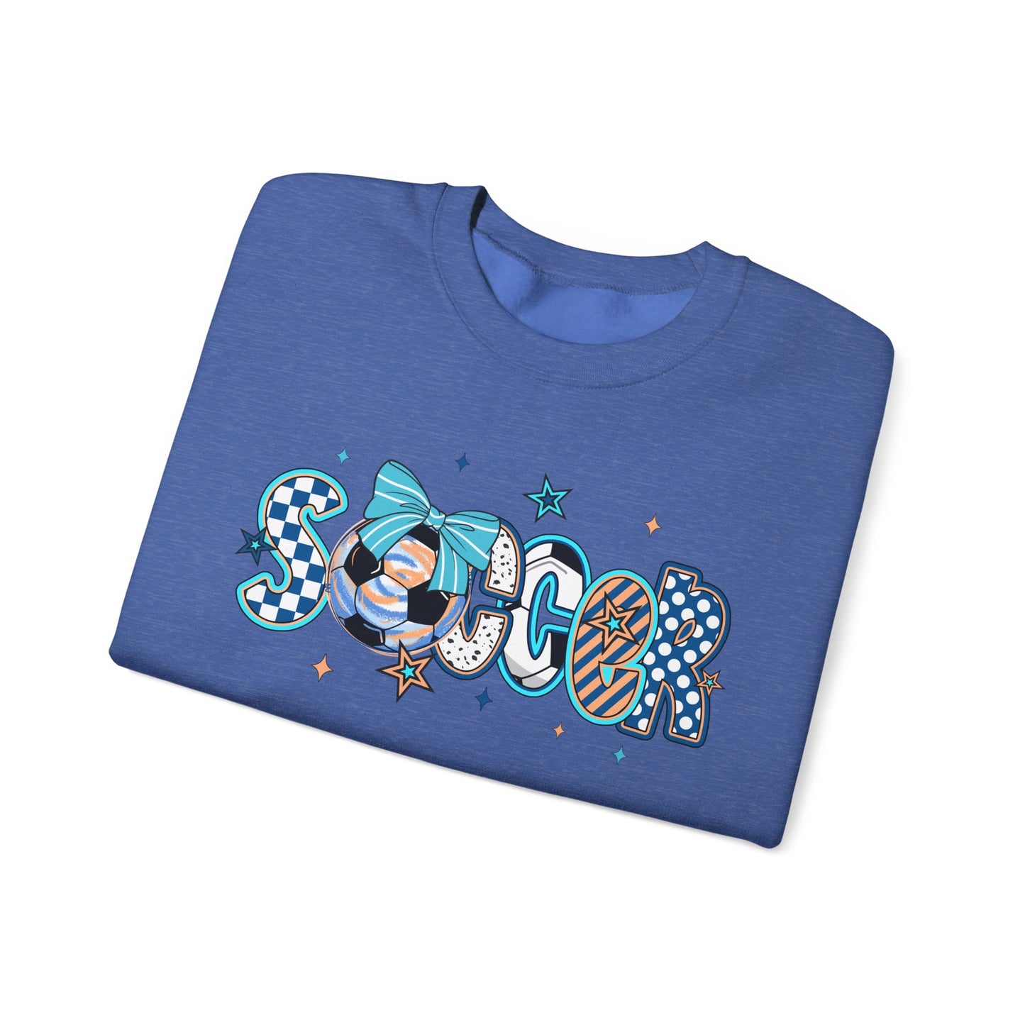 Doodle Soccer Heavy Blend™ Crewneck Sweatshirt