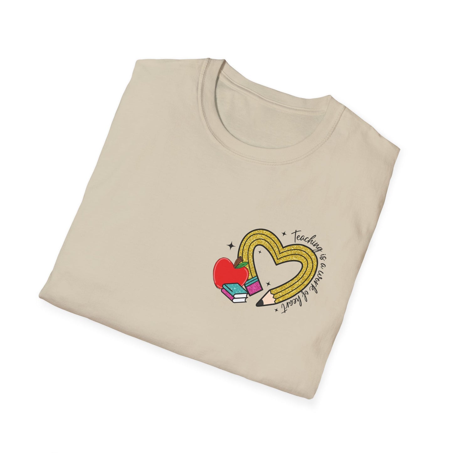 Teaching is a Work of the Heart Softstyle T-Shirt