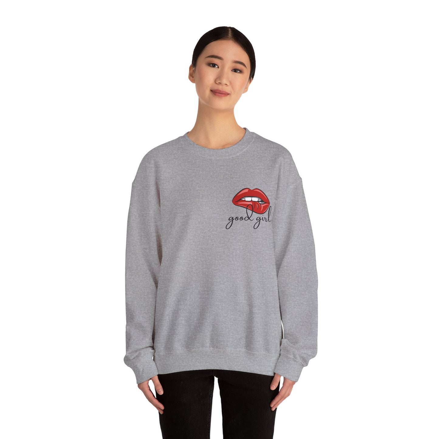 Good Girl Pocket Heavy Blend™ Crewneck Sweatshirt